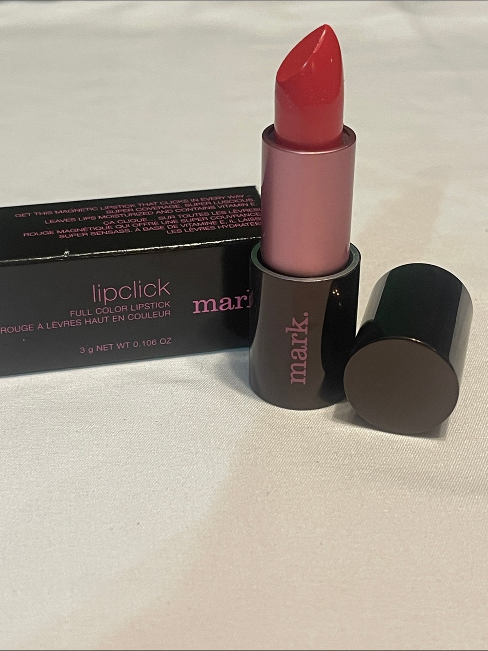 mark. LipClick Full Color Lipstick - Coral Fixation
